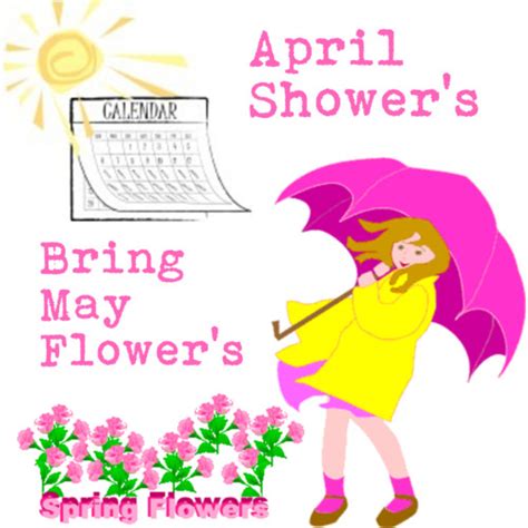 April Showers April Flowers Clipart 2 Wikiclipart