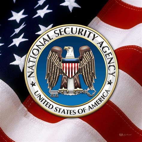 National Security Agency N S A Emblem Emblem Over