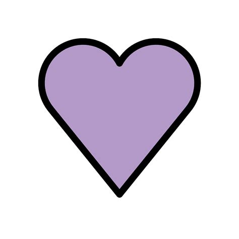 Purple Heart Emoji Clipart Free Download Transparent PNG Creazilla