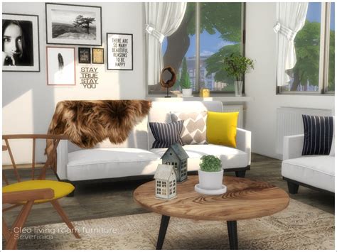 The Sims Resource Cleo Living Room Furniture