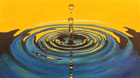 How To Draw Water Ripples Digital I Practisted About 5 Drops And Had