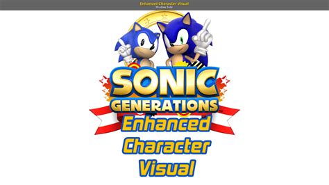 Enhanced Character Visual Sonic Generations Mods