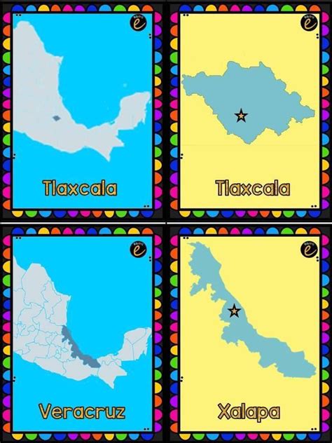Estados Y Capitales De MÉxico By Crazy Little Thing Called Teach Artofit
