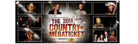 2018 Country Megaticket Tickets Includes All Performances Tickets