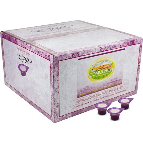 Prefilled Communion Cups With Wafers Box Of 500 Communion Cups Cup