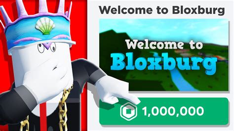 Idiot Spends 1000000 Robux On Roblox Bloxburg Youtube
