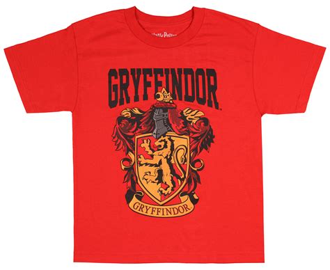 Bioworld Harry Potter Gryffindor Boys T Shirt Red Large