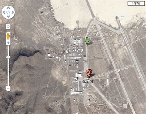 For those interested in taking a peek at area 51 via google maps, type in groom lake, and a satellite view of. All SyfyWire | Area 51, Area 51 facts