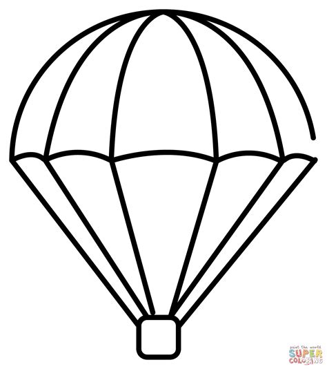 Parachute Coloring Pages Fun And Creative Printable Sheets