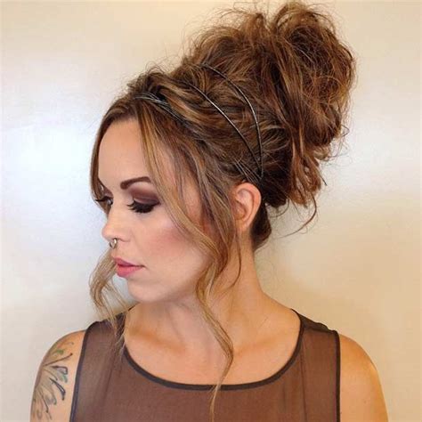Easy Cute And Messy Bun Hairstyles For Long Hair