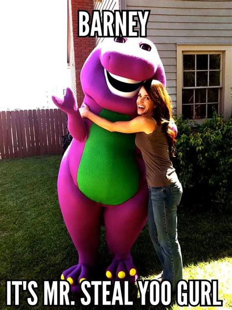 drake and trey songz got nothing on barney mr steal your girl barney the dinosaurs barney