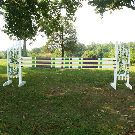 6ft Trellis Jumper Wing Standards Horse Jumps 252 Platinum Jumps