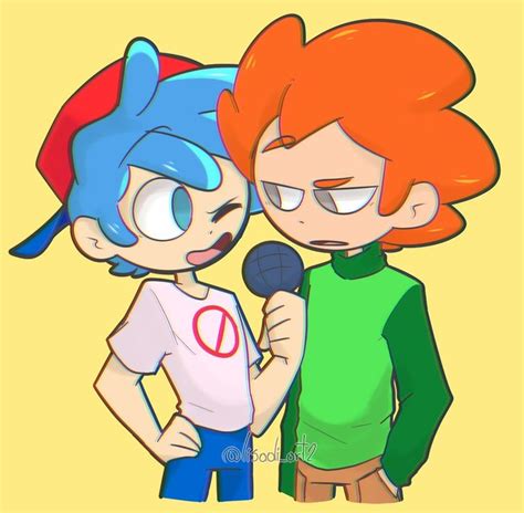 Pico And Boyfriend Friday Night Cartoon Fan Funkin