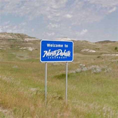 Welcome To North Dakota Sign In Cartwright Nd Virtual Globetrotting