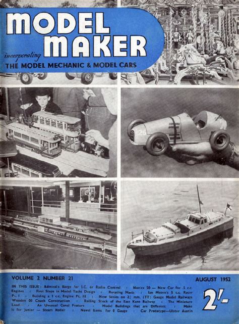 Rclibrary Model Maker 195208 August Title Download Free Vintage