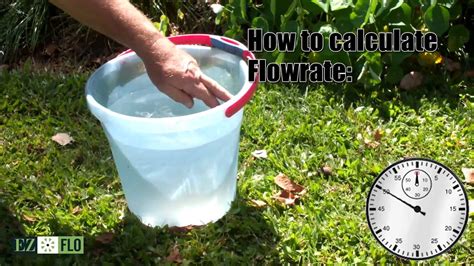 How To Measure Flow Rate YouTube