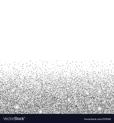 Silver Glitter Background Royalty Free Vector Image