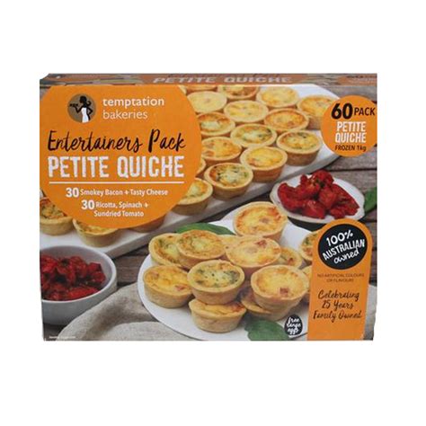 Petite Quiche Entertainers 60 Pack Padstow Food Service Distributors