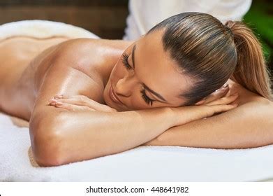 Asian Back Massage Therapy Spa Hot Stock Photo Shutterstock