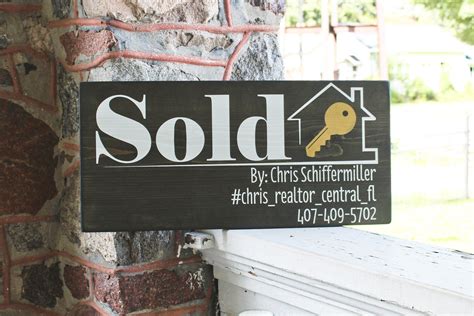 Sold Sign For Realtorclosing T For Real Estate Agentphoto Prop For