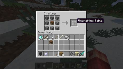 Uncrafting Table Mod For Minecraft 11821181171