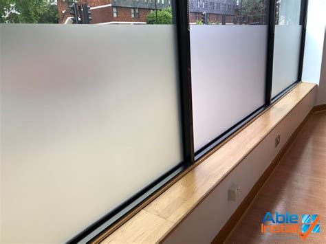 Crystalline Privacy Window Film Installation Able Install