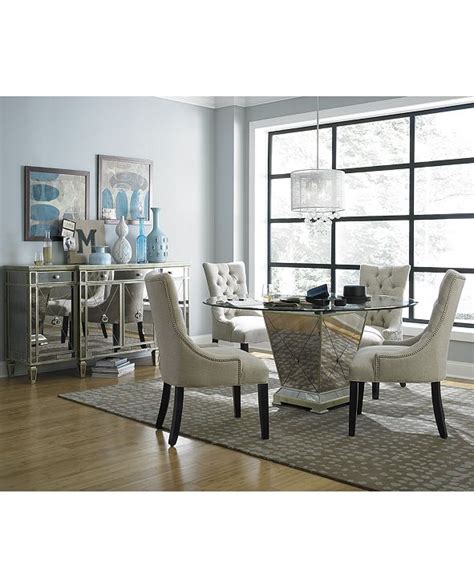 Shop our best sales on kitchen & dining room chairs! Furniture Marais Dining Room Furniture, 5 Piece Set (60 ...