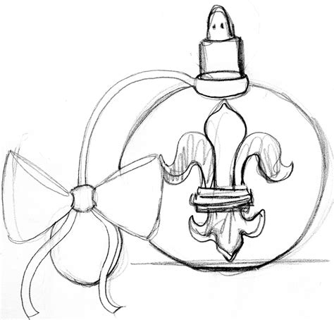 perfume bottle drawing at getdrawings free download