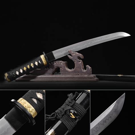 Tanto Blade Handmade Japanese Tanto Sword T10 Carbon Steel Truekatana