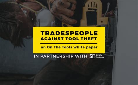Four In Five Tradespeople Experience Tool Theft