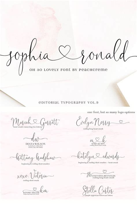 Sophia Ronald Lovely Script Font Lettering Tutorial Free
