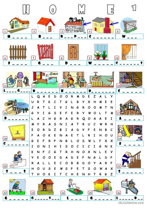 Home Wordsearch 1 Word Search English Esl Worksheets Pdf And Doc