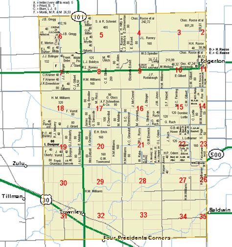 Plat Book Of Monroe County Iowa 1902 2 Township Maps 022
