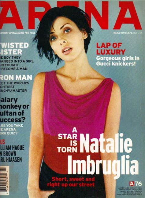 Natalie Imbruglia Arena Magazine Cover United Kingdom March 1998