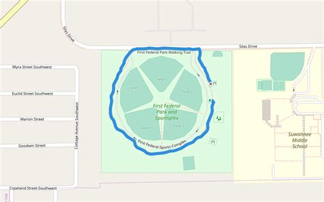 First Federal Park And Sportsplex Walking And Running Live Oak
