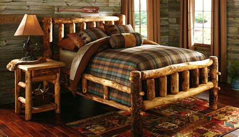 Log Bedroom Furniture Decor Pics Aesthetic