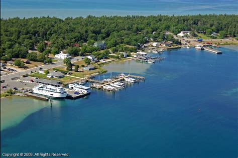 Beaver Island Municipal Marina In Beaver Island Michigan United States