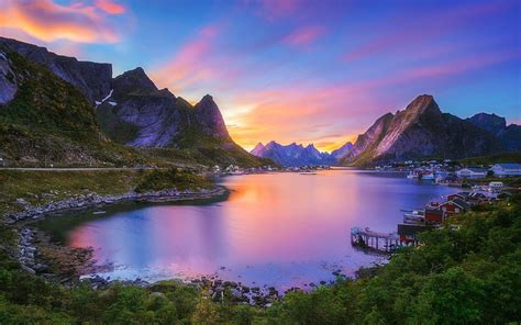 Lofoten Norway Of Beautiful Scenery Hd Wallpaper Pxfuel