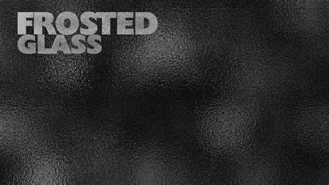 How To Create Frosted Glass Effect In Photoshop Youtube