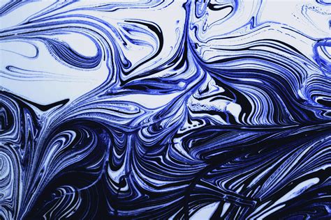 Oil Swirl Blue Droplets Abstract I Photograph By John Williams Pixels
