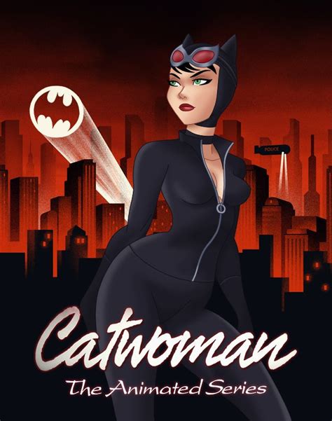 The Animated Series Poster For Catwoman