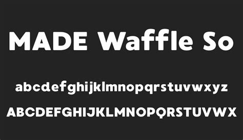 Made Waffle Soft Font Made Waffle Soft Font Download