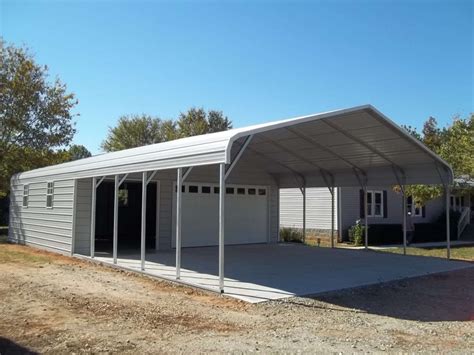Adding A Carport With Storage Shed To Your Home Home Storage Solutions