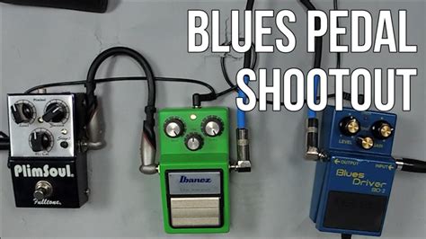 Blues Guitar Tone With 3 Different Pedals Blues Pedal Shootout Youtube
