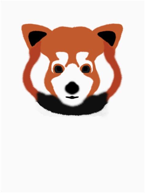 Red Panda Graphic Art T Shirt By Georgejudd Redbubble