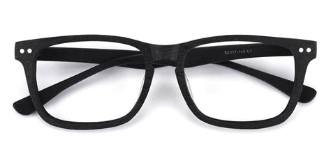 Bruke Rectangle Eyeglasses In Black Sllac