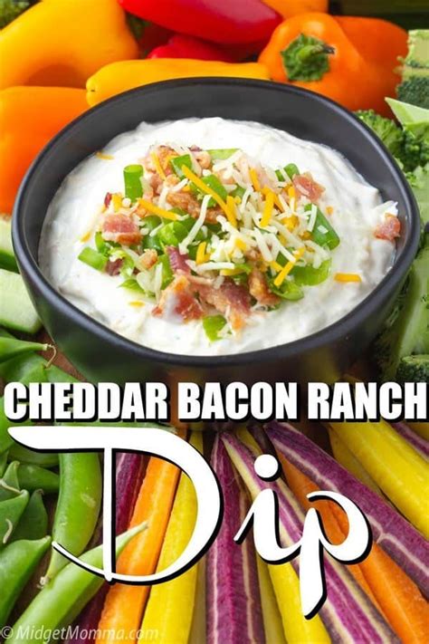 Cheddar Bacon Ranch Crack Dip Recipe Midgetmomma