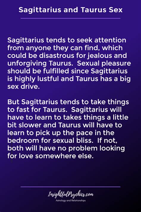 sagittarius and taurus compatibility fire earth taurus