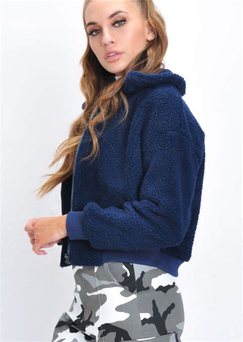 We did not find results for: Teddy Faux Fur Borg Bomber Jacket Navy Blue | Lily Lulu