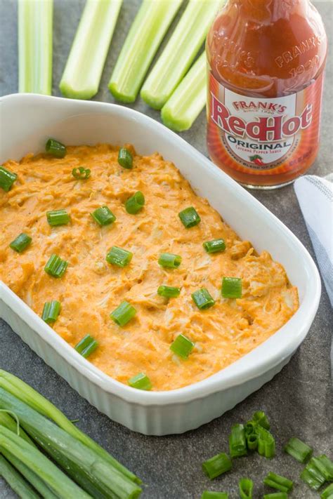 Delicious as a finishing sauce, quick marinade or boiled shrimp dip. Frank's® RedHot Buffalo Chicken Dip • Recipe for Perfection